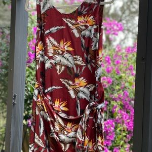 Vintage Hawaiian Wrap Dress